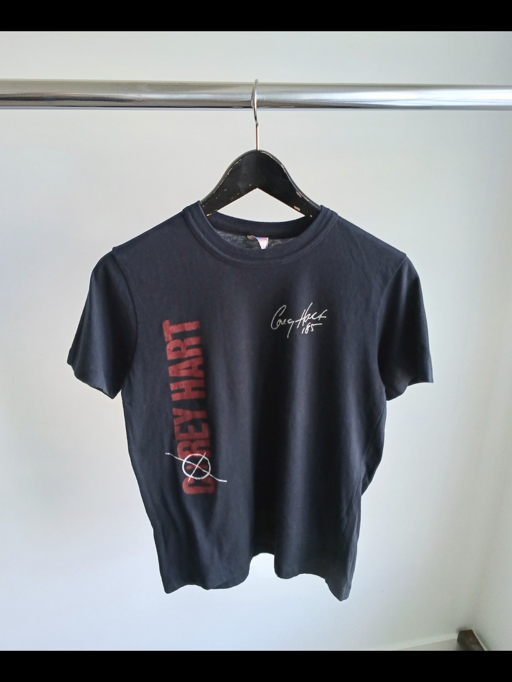 Vintage 1985 Corey Hart Boy in a Box Tour Tee Shirt Size M Single Stitch 80s